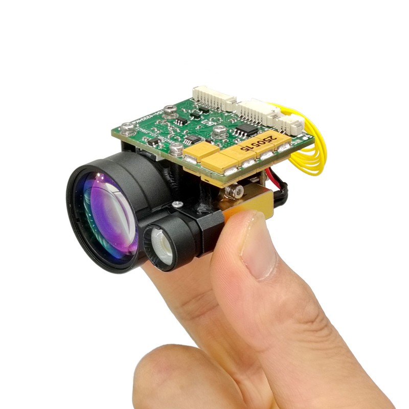2MRAD 1km Laser RangeRinder modul a drón ellen