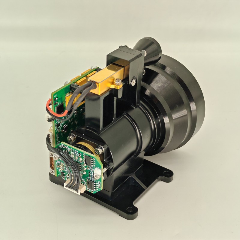 2MRAD 2km Laser RangeRinder modul a drón ellen