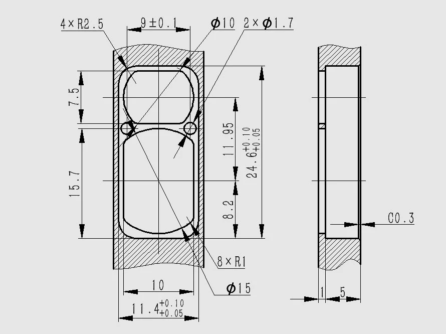2000m Micro Laser Rangefinder Module Lrf